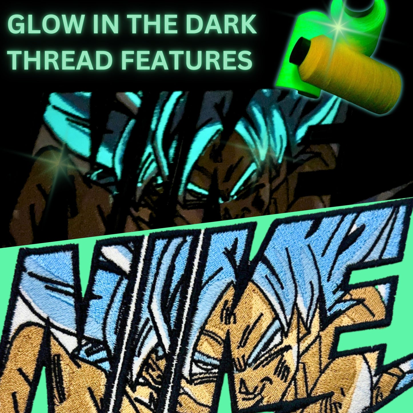 Goku Super Saiyan, Glow in the Dark Sweatshirt (Dragon Ball Z)