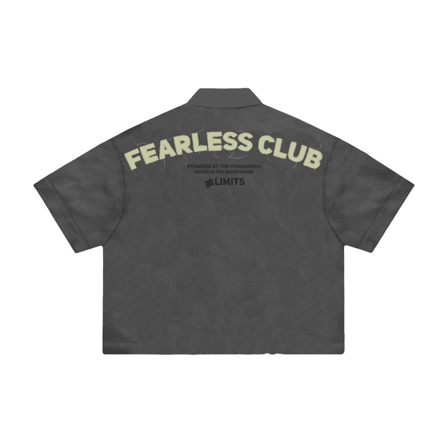 " Behind Me" Half Zip Work Shirt