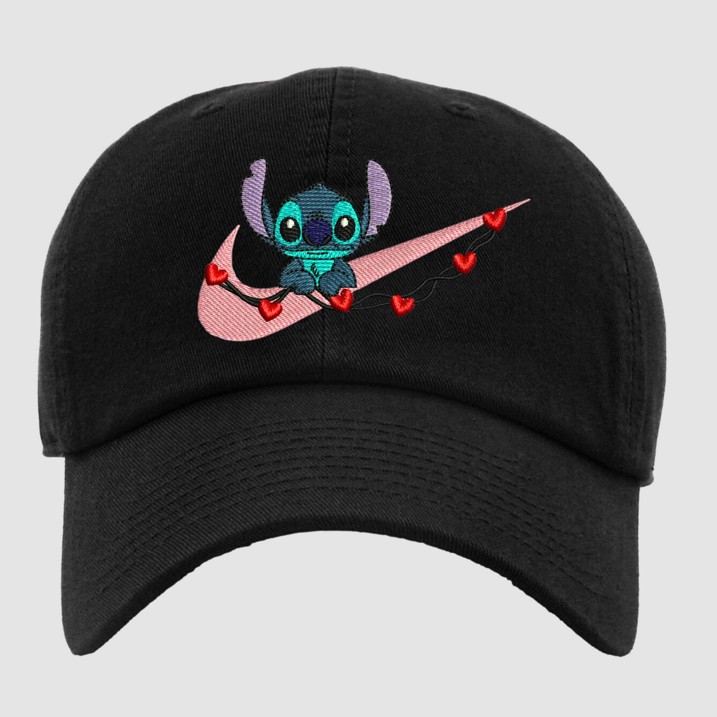 Stitch x Hearts Embroidered Vintage Hat (Lilo & Stitch)