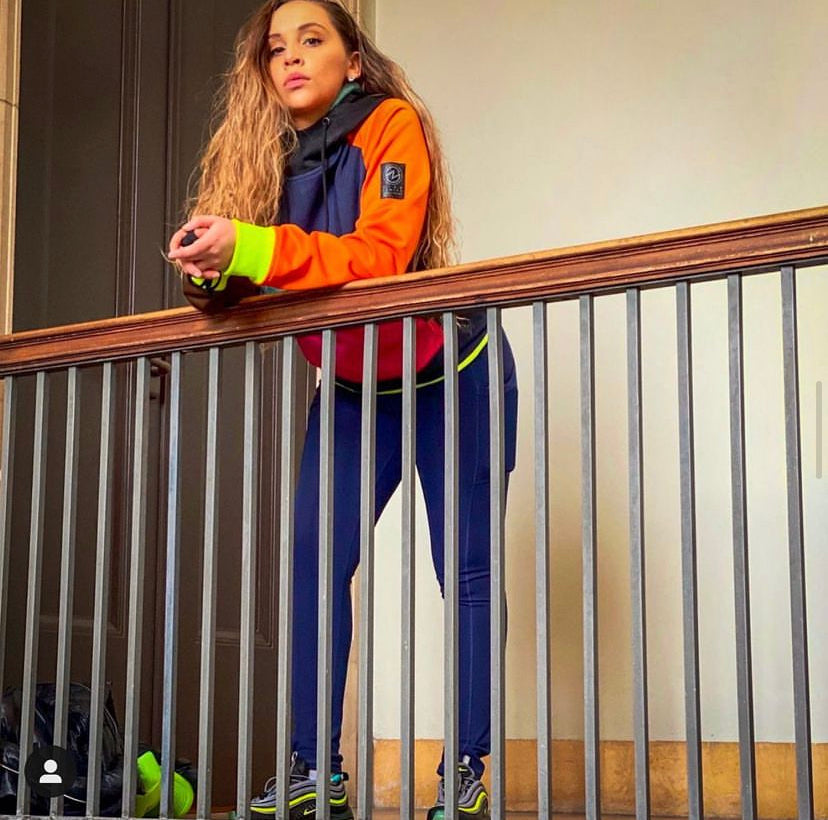 "Retro Shock" Sports Tech Hoodie